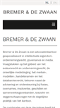 Mobile Screenshot of bremerdezwaan.nl